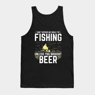 Funny Fishing Fish Fisherman Sport Bass Carp Gift Tank Top